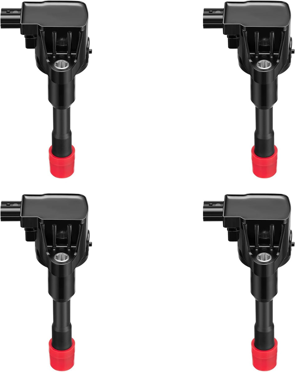 BDFHYK Ignition Coils Pack Compatible with Honda Civic l4 1.3L Coil for UF374 30521PWA003 30521PWAS01 C1408 E404 7010796 610-58665 30521REAZ01 GN10248 C-688 Set of 4