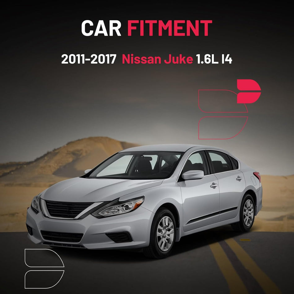 BDFHYK Ignition Coil Pack UF659 and Iridium Spark Plugs 91215 Compatible with Nissan Juke 2011-2017 1.6L L4 Replacement for GN10614 1788535 C1807 XP5683,Set of 4