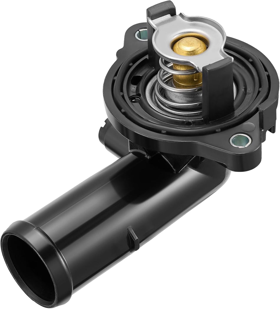 BDFHYK 323056 Engine Coolant Thermostat Housing Assembly Compatible with Maserati 2014-2021 Ghibli 3.0L V6, 2021 Ghibli 3.8L V8, 2017-2021 Levante 3.0L V6 Replace 323056 330424