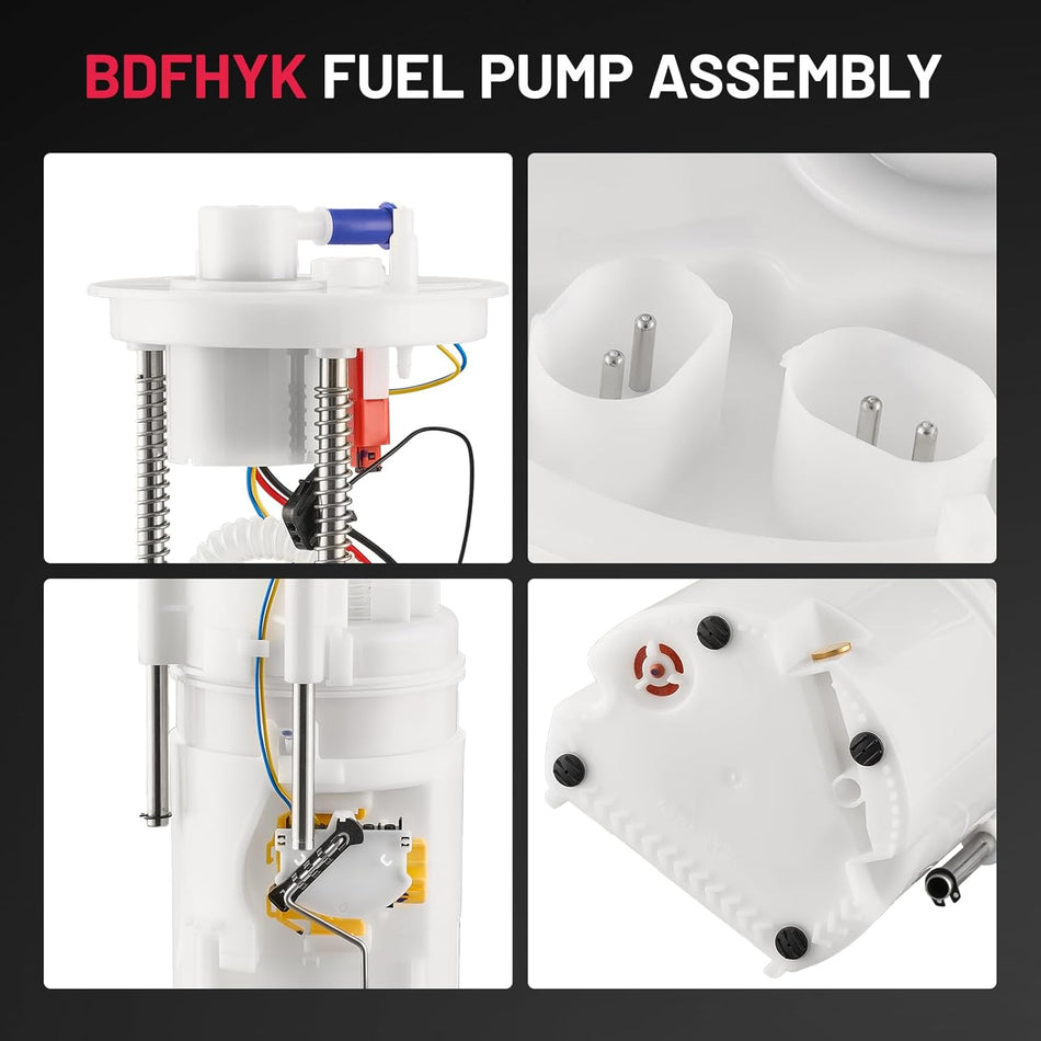 BDFHYK Electric Fuel Pump Module Assembly Compatible with BMW X5 2011-2015 3.0L l6, Compatible with BMW X6 2008-2010 3.0L l6 Replace E8960M