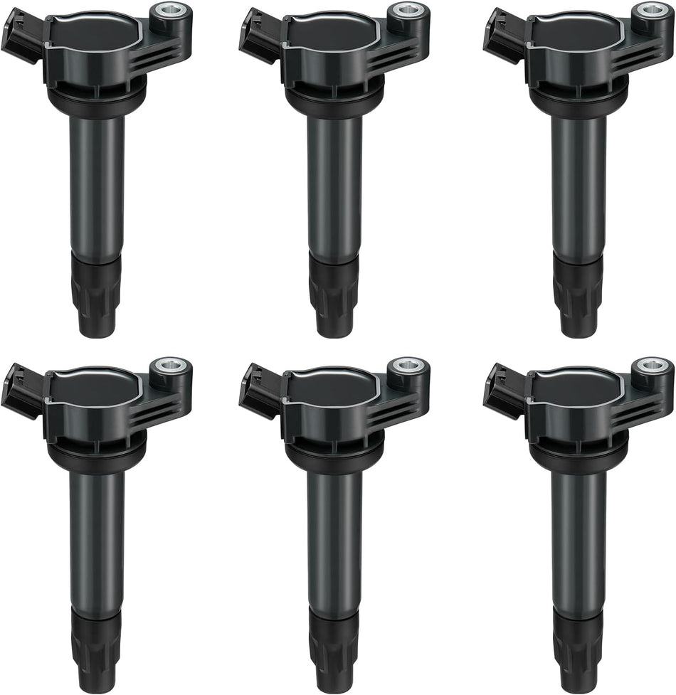 BDFHYK Ignition Coils Pack Compatible with Toyota Sienna Solara Camry,Compatible with Lexus ES300 RX330 RX300 V6 3.0L 3.3L Coil for UF506 UF430 C1452 5C1442 DQ50141 C-528 5C1442 E1006 IC586 Set of 6