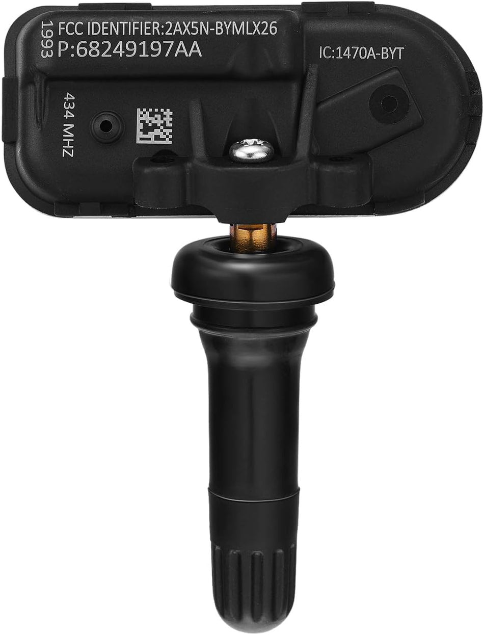 BDFHYK TPMS Sensor 433MHZ Programmed Tire Pressure Sensor Compatible with 2014-2020 Cherokee, RAM 2500/3500, 2014-2018 RAM 1500 68249201AA 68249197AA 68249200AA
