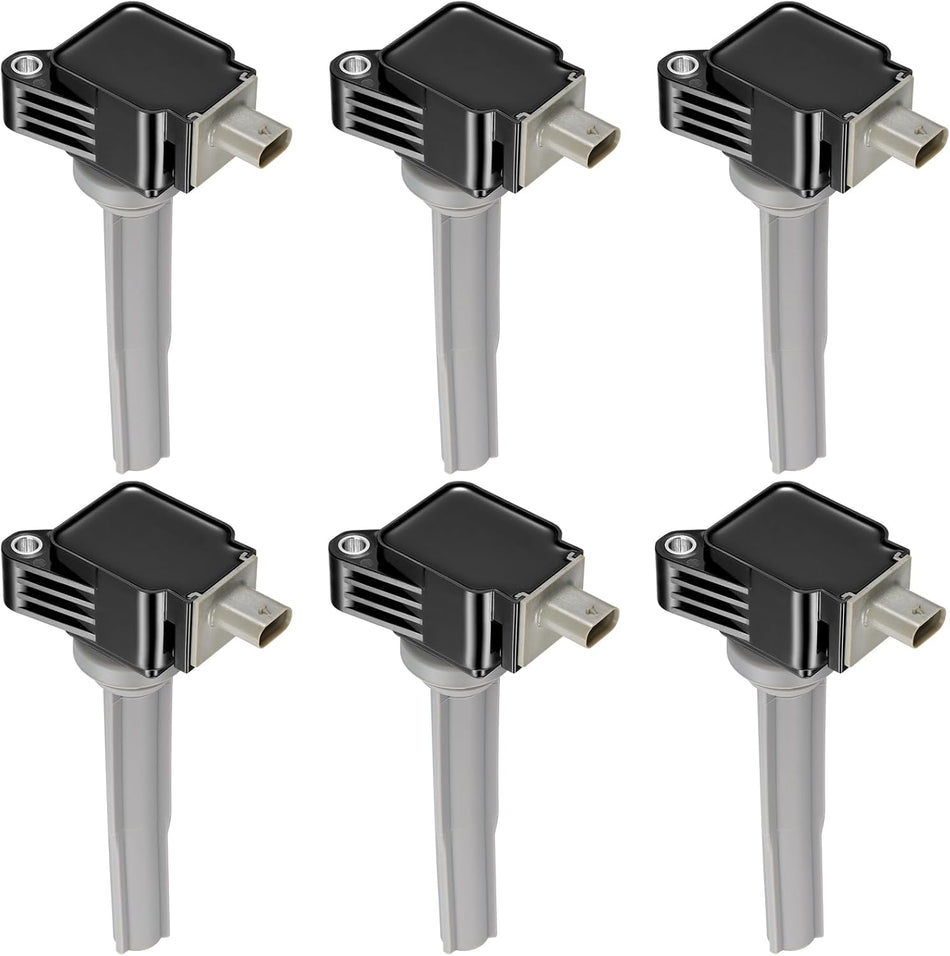 BDFHYK Ignition Coil Packs Compatible with 15-17 F150,15-19 Edge,17-19 Fusion, Compatible with Lincoln 17-20 Continental MKZ,16-18 MKX,2019 Nautilus V6 2.7L 3.0L Coil for UF773 GN10742 DG555 Set of 6