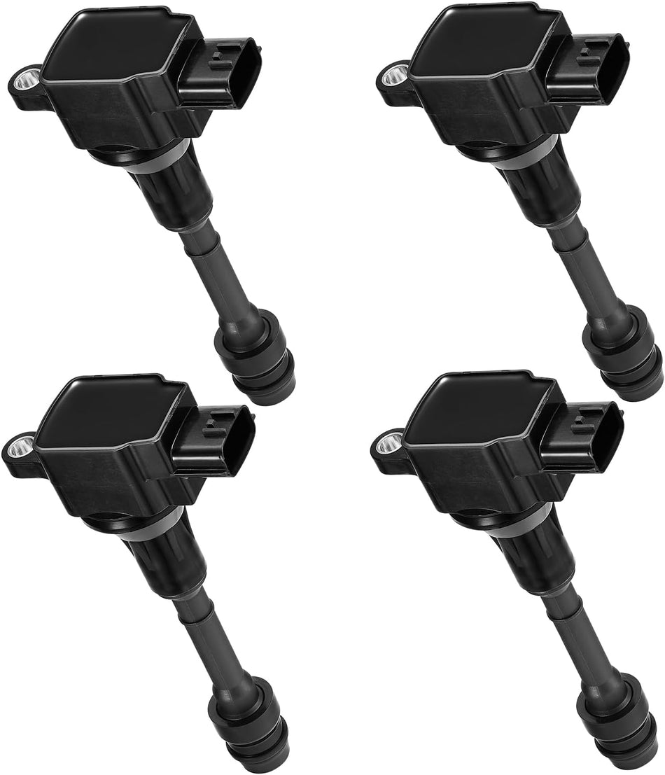 BDFHYK Ignition Coils Pack Compatible with Nissan Altima Sentra X-Trail l4 2.5L Coil for UF350 224488H3 C1398 22448-8H315 22448-8H310 22448-8H300 22448-8H311 1788319 5C1395 Set of 4