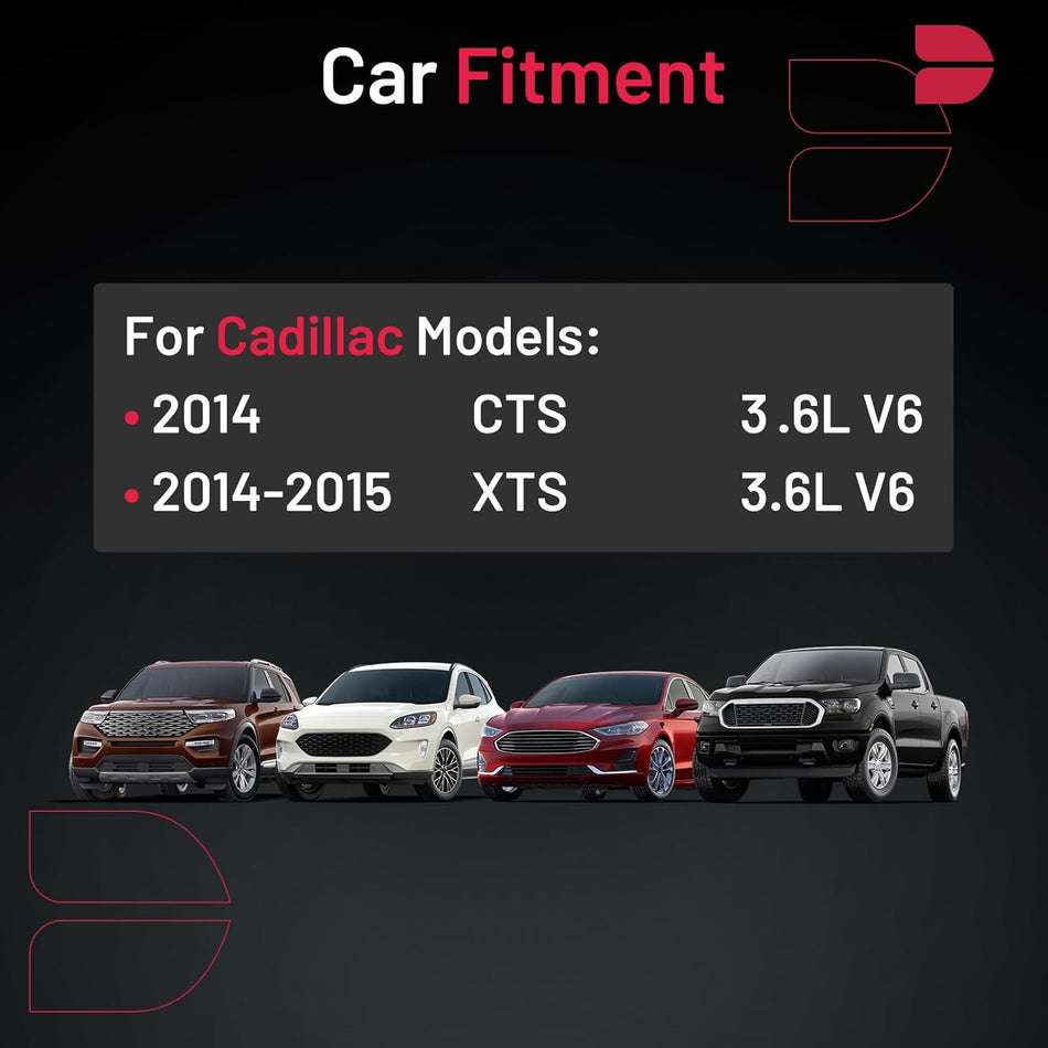 BDFHYK Set of 8 Iridium Spark Plug Compatible with Cadillac 2014-2015 XTS 3.6L V6, 2014 CTS 3.6L V6 Replacement for LTR7IX-11 6510