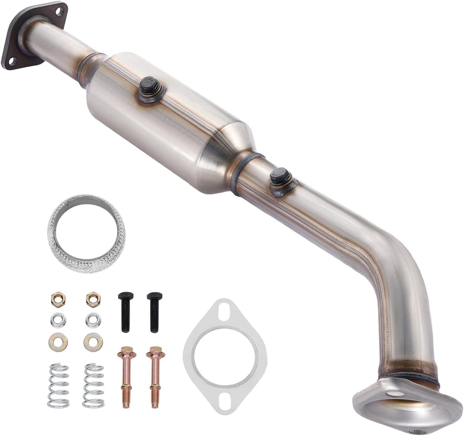 BDFHYK Rear Exhaust Manifold Catalytic Converter with Gasket Kit Direct-Fit Compatible with Honda Element 2003-2011, L4 2.4L, EPA Compliant, Replace 642184, 53478