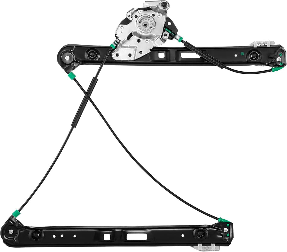 BDFHYK 740-485 Power Window Regulator Without Motor Front Right for 1999-2000 BMW 323i 2001-2005 BMW 325i 2001-2005 BMW 325xi 1999-2000 BMW 328i 2001-2005 BMW 330i 2001-2005 BMW 330xi