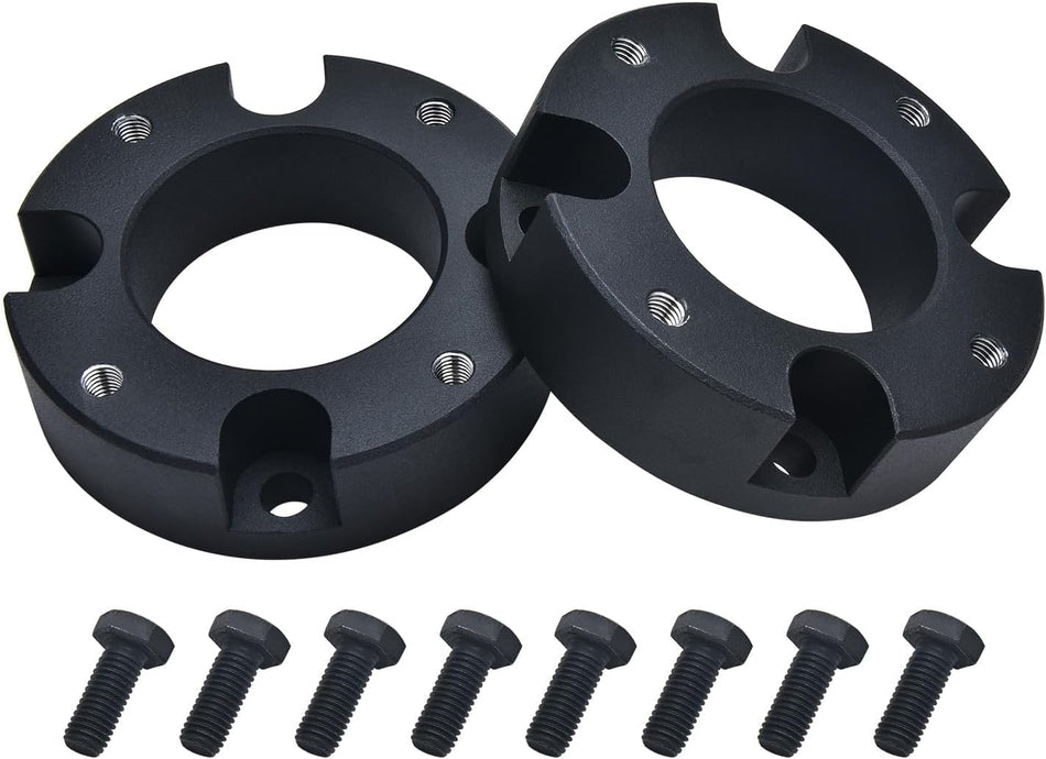 BDFHYK 2.5 inch Front Lift Leveling Kit Compatible with Toyota 2005-2022 Tacoma 2WD/4WD, 2003-2021 4Runner 2WD/4WD (Does not fit XREAS Suspension), 2007-2015 FJ Cruiser 4WD Front Lift Spacers