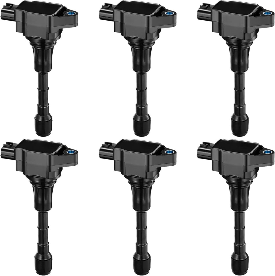 BDFHYK Ignition Coil Pack UF617 Set of 4 Compatible with Nissan 370Z,Compatible with INFINITI Q40 Q50 Q60 Q70 Q70L QX50 QX70 EX37 FX37 FX50 G37 M37 M56 3.7L 5.0L 5.6L V6 V8 Replacement for GN10430