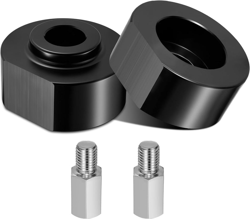 BDFHYK Front leveling kit fit 1981-1996 F150 2WD, 1999-2022 F-250, F-350 Super Duty 2WD,2000-2005 Excursion 2WD, 2" Lift Spring Spacers with 3/4" Stud Extenders Kit Suspension Leveling Lift Kit