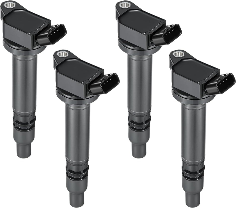 BDFHYK Ignition Coil Pack Set of 4 Compatible with Toyota RAV4 4Runner Tundra Camry Sequoia Lexus GX460 LS460 IS250 IS350 LS460 Scion tC Replacement for UF507 90919-02256 C1596