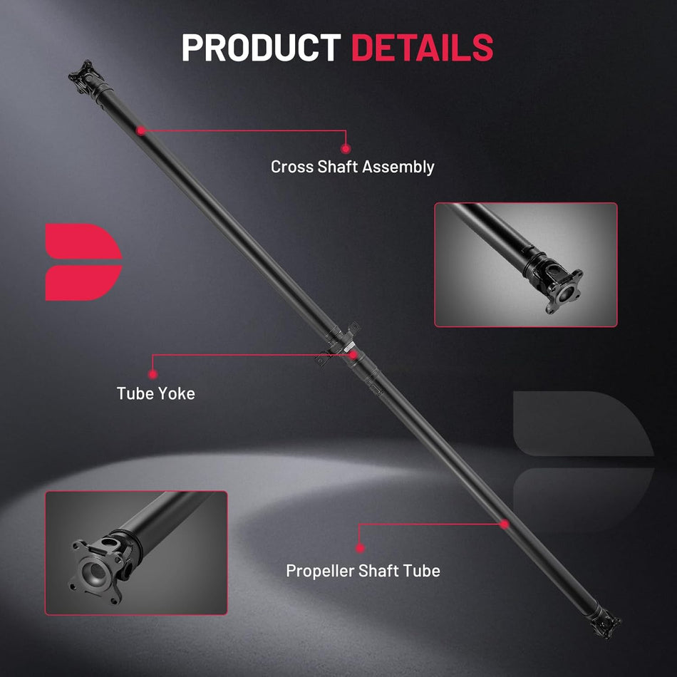 BDFHYK 936-034 Rear Drive Shaft Complete DriveShaft Assembly Compatible with Honda 2009 2010 2011 2012 2013 Ridgeline V6 3.5L Crew Cab Pickup