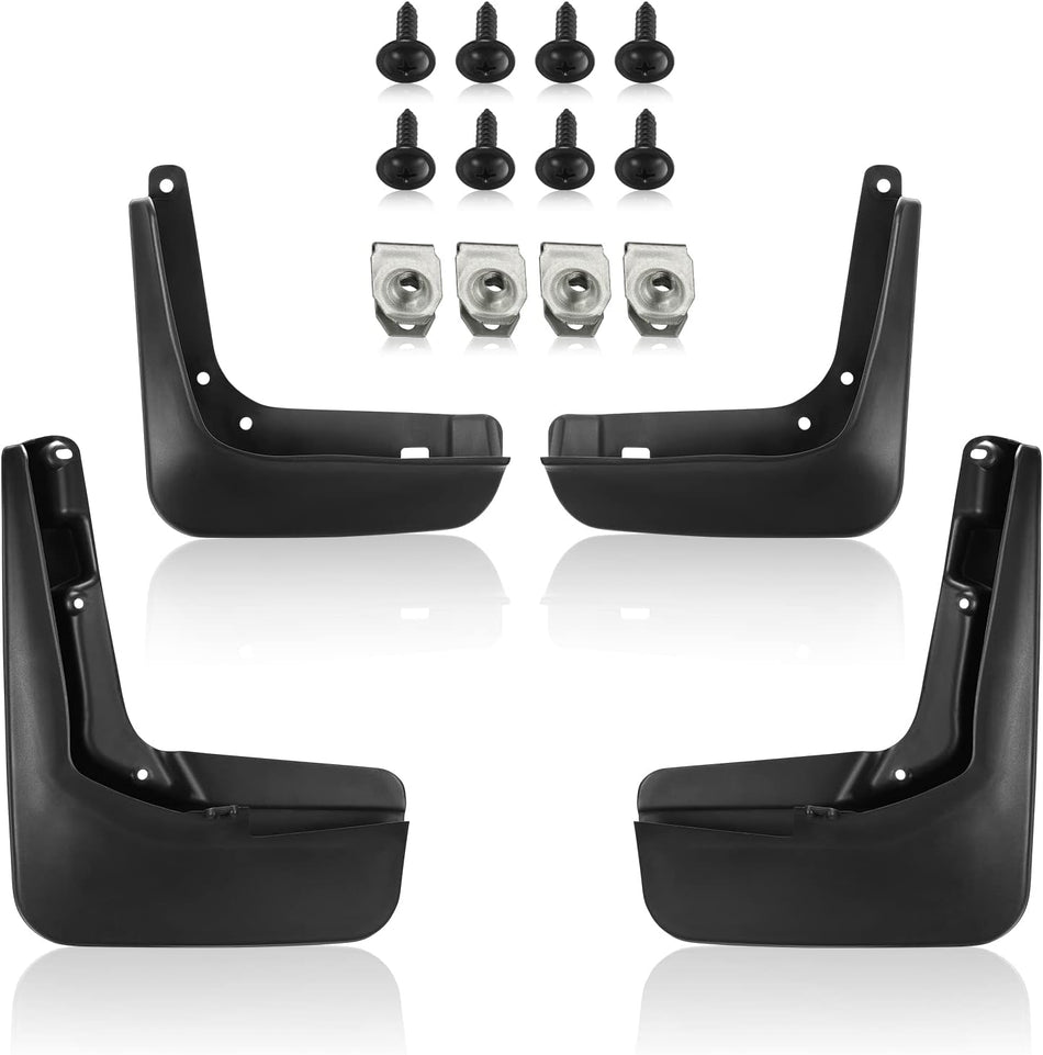 BDFHYK Mud Flaps Splash Guards 4PCS Front & Rear Side Mud Guards Compatible with Ford Fusion 2013-2018 Without OEM Fender Flares