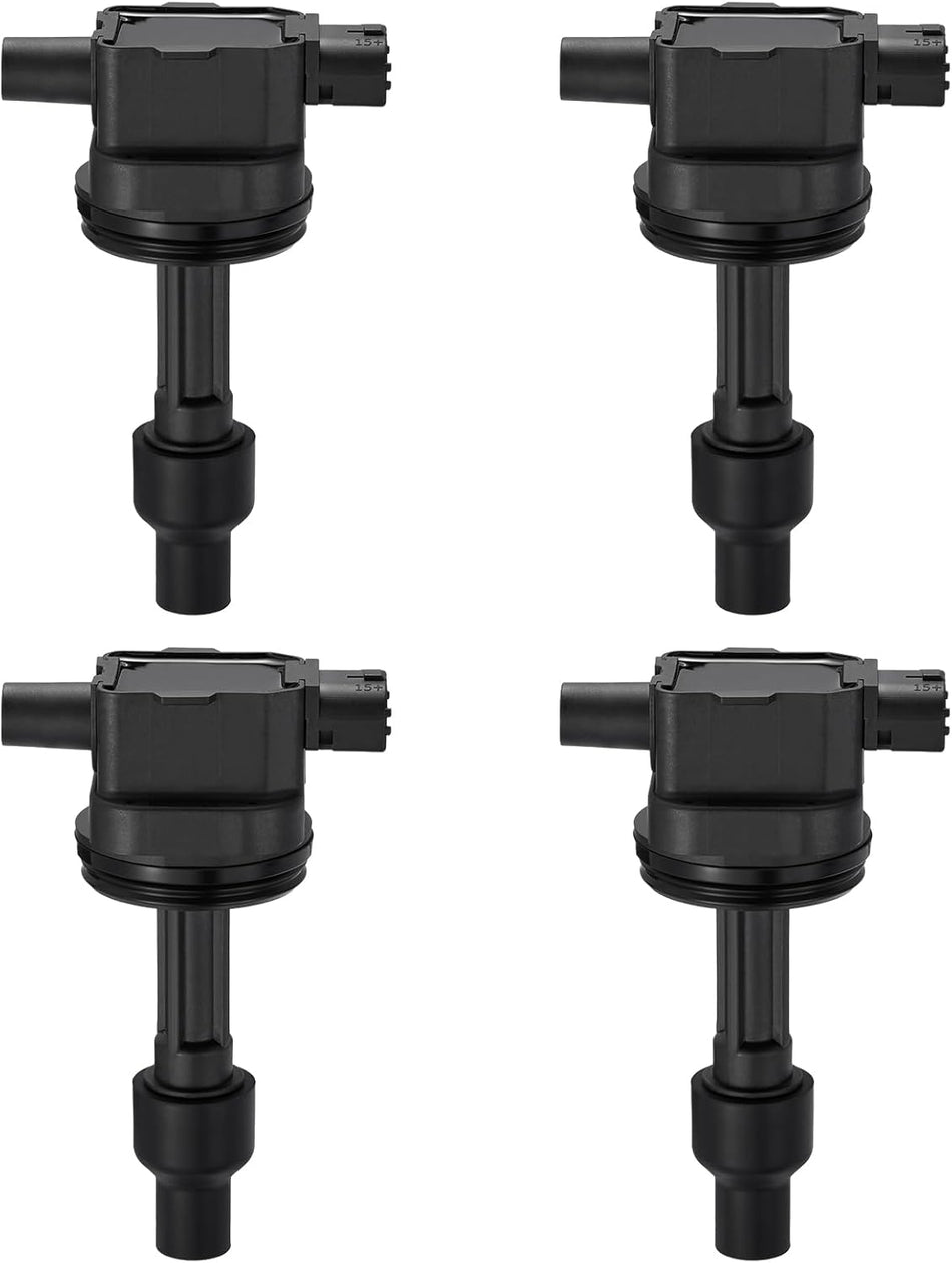 BDFHYK Ignition Coil Packs Compatible with Volvo 2000-2004 S40 1.9L l4, 2000-2004 V40 1.9L l4,Coil for UF365 UF-365 UF365T SKIC339 5C1317 C724 CUF365 5076 GN10422 48661 1788419 Set of 4