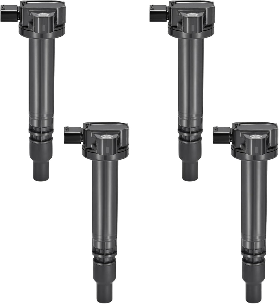 BDFHYK Ignition Coil Packs Compatible with Toyota 2000-2004 Tacoma 2.4L 2.7L l4, 1999-2000 4Runner 2.7L l4,Coil for UF323 C1305 5C1304 E353 52-1690 IC453 90919-02237 52-1690 IC453 90919-02237 Set of 6