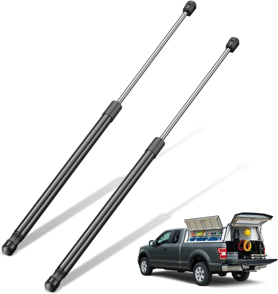 23 Inch Gas Struts 80lbs (355N) Medium Force Lift Support Replacement for SL38-70, Camper Shell Truck Topper Toolbox RV Door Cabinet Lift Support, Set of 2 | BDFHYK