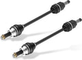 2PCS Front Left + Right CV Axle Shaft Assembly for Subaru Impreza, Legacy & Outback | Replace NCV66002