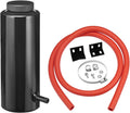 Universal Coolant Overflow Tank with Hose Aluminum Radiator Reservoir 800ml Catch Can Black | BDFHYK