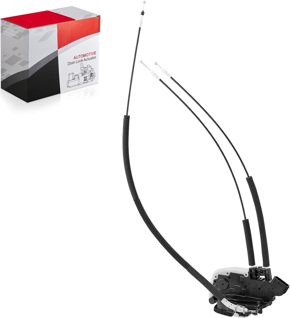 SYERAL Front Right Passenger Side Door Latch Lock Actuator Compatible with Nissan Versa 2013-2019 Replaces DLA1050 80500-3BA0A