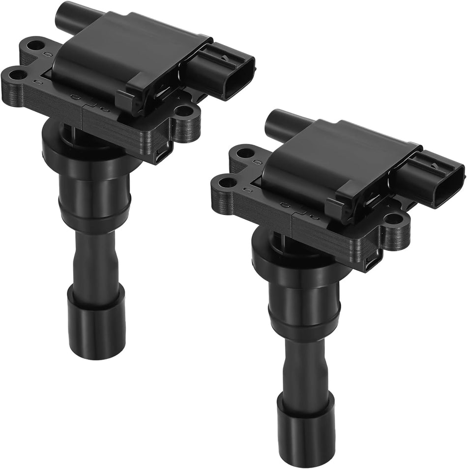 BDFHYK Ignition Coil Packs Compatible with Mitsubishi 2004-2005 Lancer 2.0L L4, Coil for MD363552 C1431 5C1424 IC603 E1023 52-1769 521769 UF-523 UF523 Set of 2