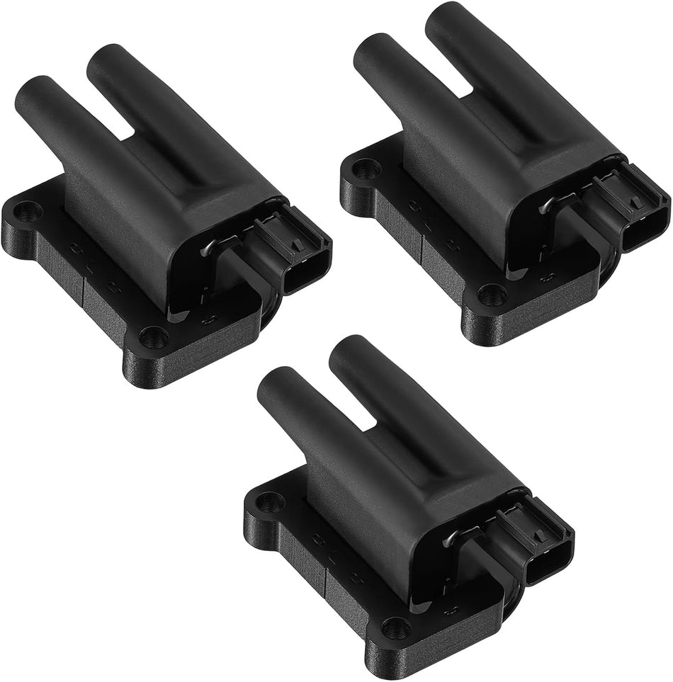 BDFHYK Ignition Coil Packs Compatible with Mitsubishi 1994-2002 Montero, 1997-2005 Montero Sport 3.0L 3.5L V6, Coil for UF-196 UF196 UF196T SKUF196 CUF196 C196 48630 GN10396 U3016 1788244 Set of 3
