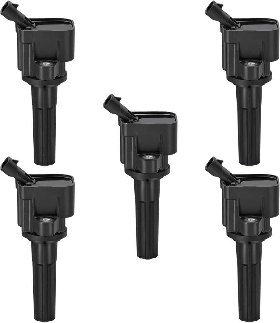 BDFHYK Ignition Coil Packs Compatible with Rainier Colorado Trailblazer Trailblazer EXT Canyon Envoy Envoy XL H3 H3T Ascender 9-7x 2.9L l4 3.7L l5 4.2L l6,Coil for UF497 12629472 C1558 Set of 5