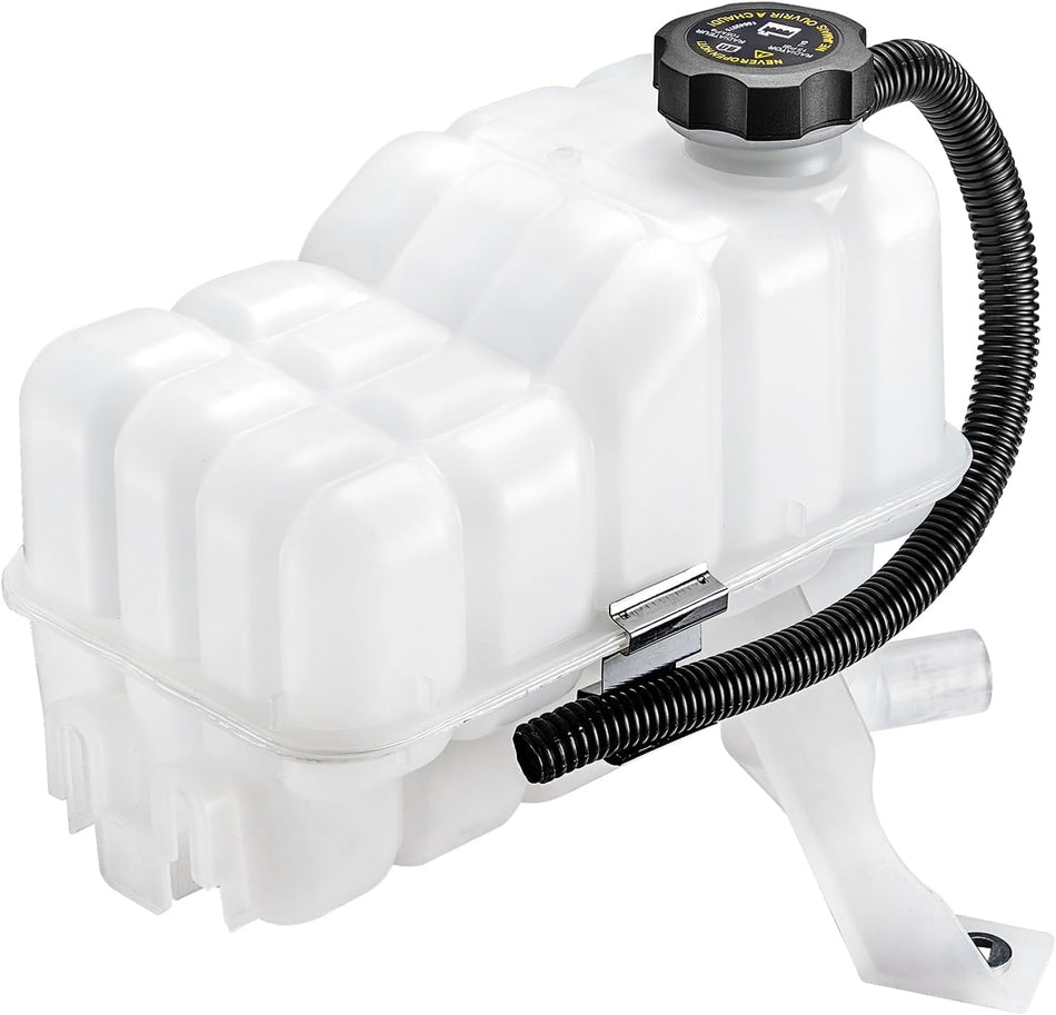 BDFHYK Engine Coolant Expansion Reservoir Overflow Tank Compatible with Chevrolet Avalanche Tahoe Silverado Cadillac Escalade ESV Hummer H2 GMC Yukon XL Sierra 1500 2500 3500 Classic Replace 603-102