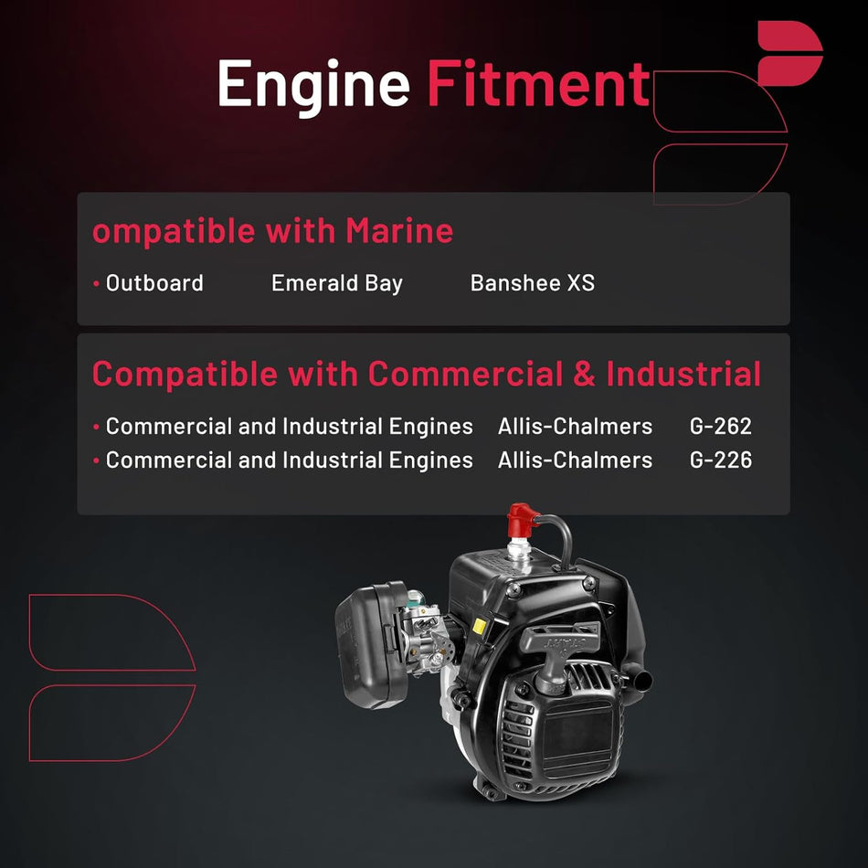 BDFHYK 2411 Iridium Spark Plugs Compatible with Emerald Bay Banshee XS, Compatible with Allis-Chalmers 190 190XT G-262 G-226 Universal Spark Plugs Replacement for B8ES Set of 4