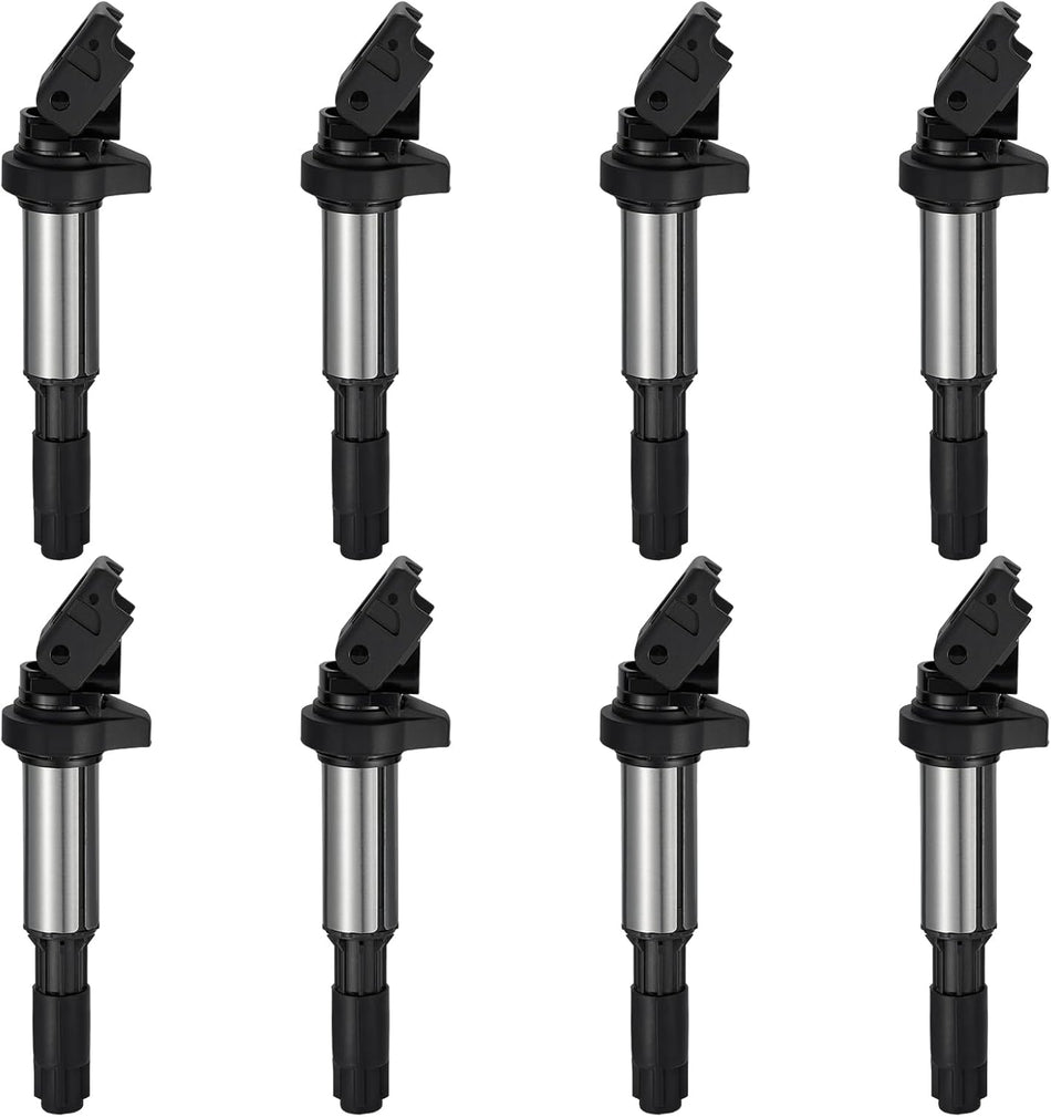 BDFHYK Ignition Coil Packs Compatible with BMW 325Ci 325i 325xi 330Ci 330i 330xi 525i 530i 545i 550i 645Ci 650i 745i 745Li 750i 750Li Alpina B7 M3 X3 X5 Z3 Z4 2.5L 3.0L 4.4L,Coil for UF522 Set of 8