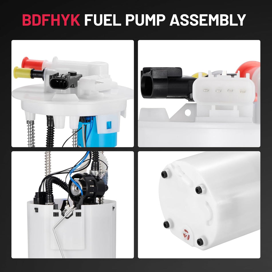 BDFHYK Electric Fuel Pump Module Assembly Compatible with Chevrolet Silverado 1500, Compatible with GMC Sierra 1500 2014-2018 4.3L V6, 5.3L V8 Replace SP6710M