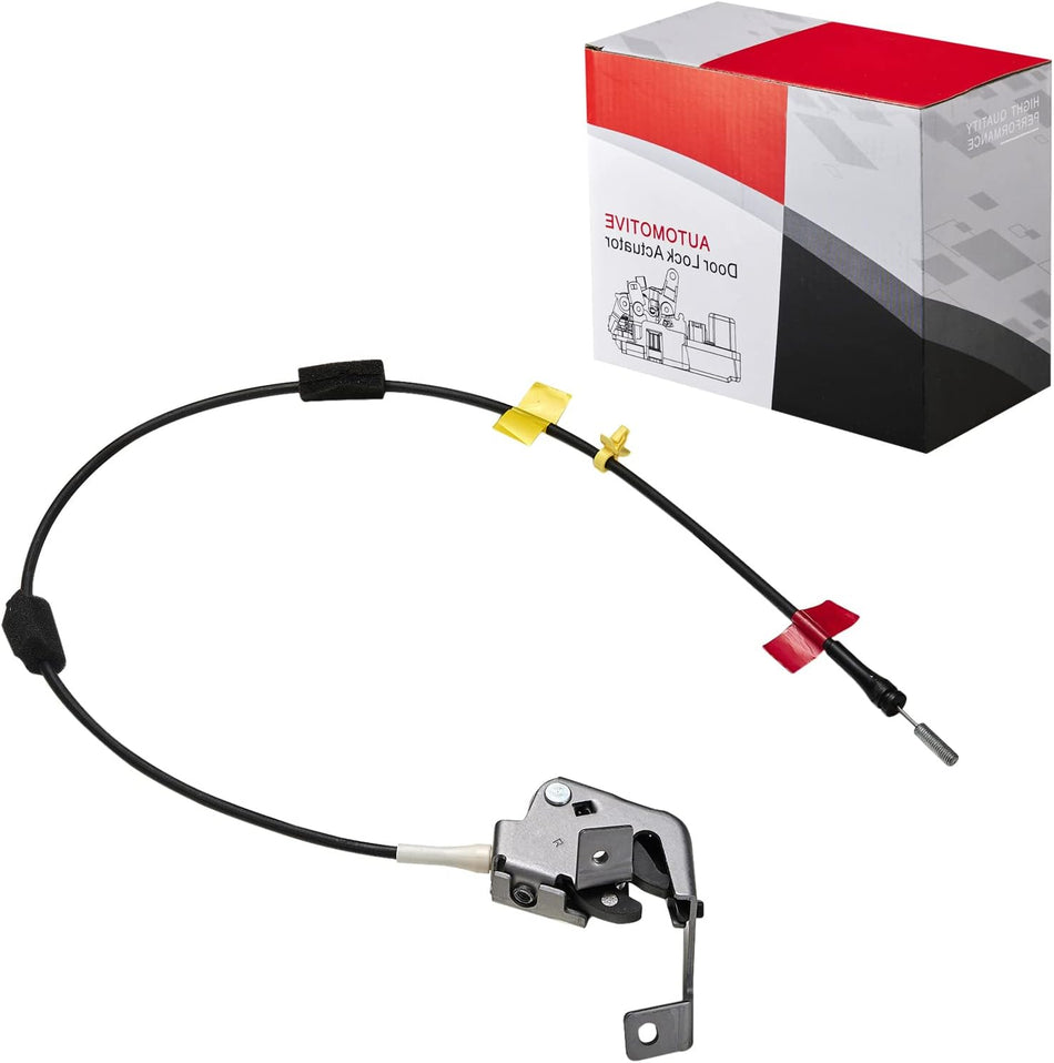 SYERAL Door Latch Cable Passenger Side Rear Right 6L3Z-18264A26-A Compatible with Ford1997-2003 F-150,1997-1999 F-250 Extended Cab Rear Upper Door Latch Lock Cable Assembly