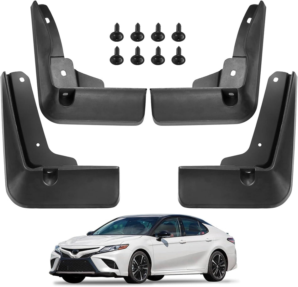 BDFHYK Mud Flaps Splash Guards 4PCS Front & Rear Side Mud Guards Compatible with Toyota Camry SE XSE 2018-2022
