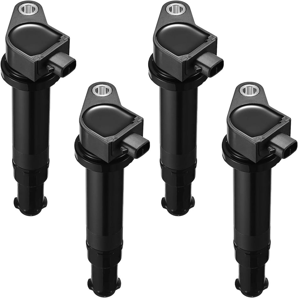 BDFHYK Ignition Coil Pack UF499 Set of 4 Compatible with Hyundai Accent 2006-2011,Compatible with Kia Rio Rio5 2006-2011 1.6L L4 Replacement for 5077 50226 2730126640 921-2029 C1543