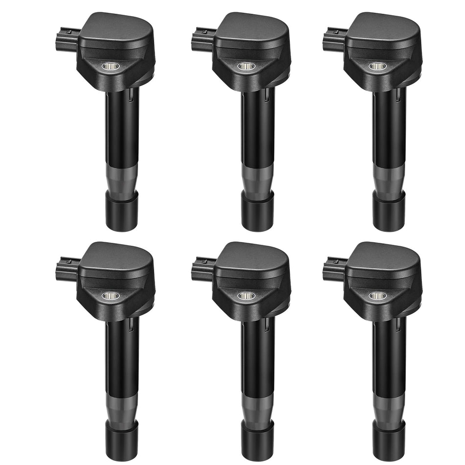 BDFHYK Ignition Coils Pack Compatible with Acura RL TL TSX ZDX MDX RDX Honda Accord Crosstour Odyssey Touring EX-L Pilot Ridgeline V6 3.5L 3.7L Coil for UF603 C1624 5C1681 GN10426 E1103 IC693 Set of 6
