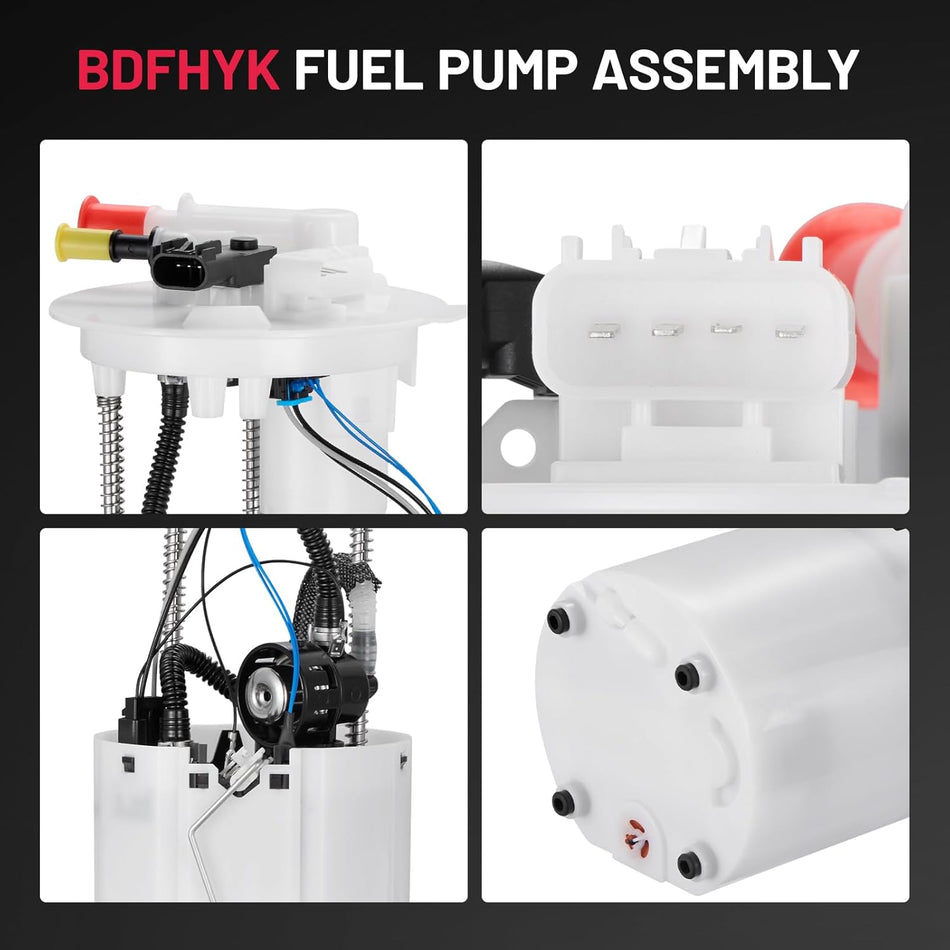 BDFHYK Electric Fuel Pump Module Assembly Compatible with Chevrolet Silverado 1500, Compatible with GMC Sierra 1500 2014-2018 4.3L 5.3L V6 V8 Replace SP6711M