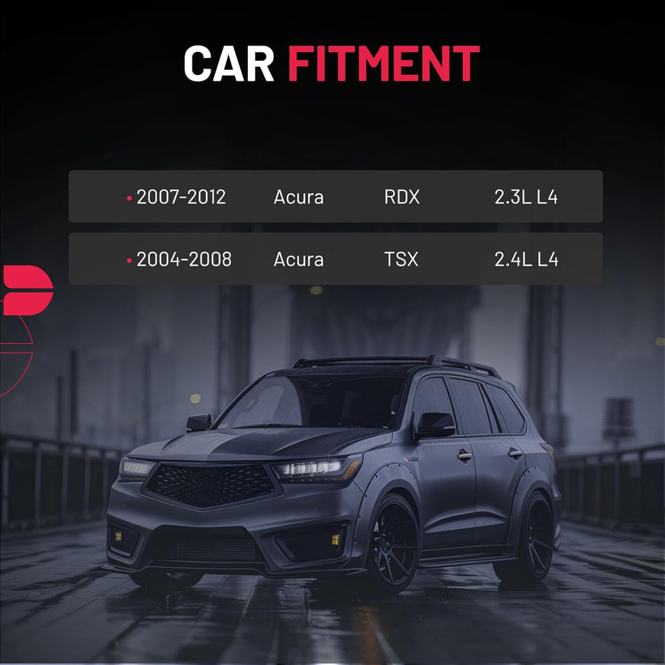 BDFHYK Ignition Coil Pack UF-417 Set of 4 Compatible with 2007-2012 Acura RDX 2004-2008 Acura TSX 2.3L 2.4L L4 Replacement for 52-1781 30520-PNC-004