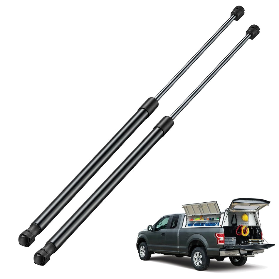 26 Inch Gas Struts 120lbs (535N) Heavy Duty Lift Support Replacement for Truck Cap Camper Shell Toolbox Tonneau Cover, Set of 2 | BDFHYK
