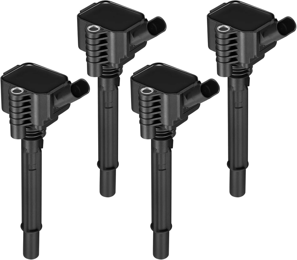 BDFHYK Ignition Coil Packs Compatible with Dodge 2013-2016 Dart, Compatible with Fiat 2012-2017 500 l4 1.4L Coil for UF673 C1828 68081914AA 68081914AB 68081914AC Set of 4
