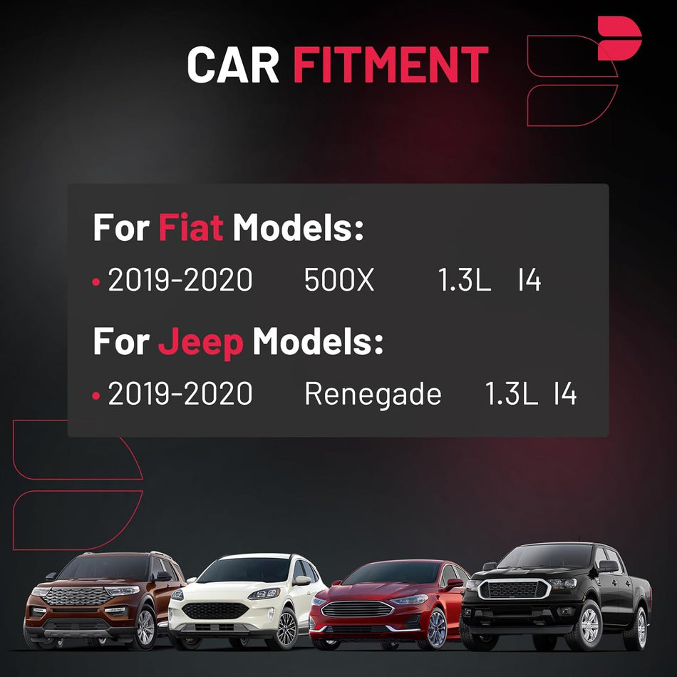 BDFHYK Ignition Coil Packs Compatible with Fiat 2019-2020 500X,Compatible with Jeep 2019-2020 Renegade 1.3L l4,Coil for UF872 5C2375 68436928AA 68440243AA Set of 4