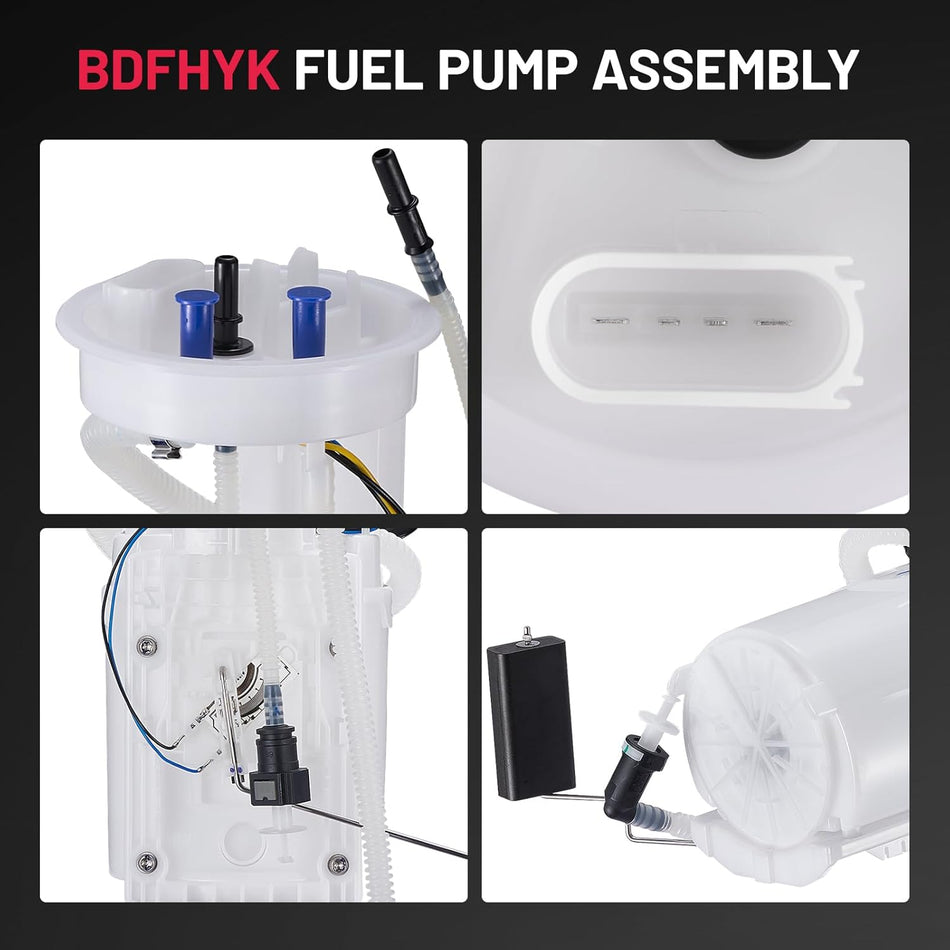BDFHYK Electric Fuel Pump Module Assembly Compatible with Audi A4 2002-2003 1.8L 3.0L L4 V6 Replace E8476M
