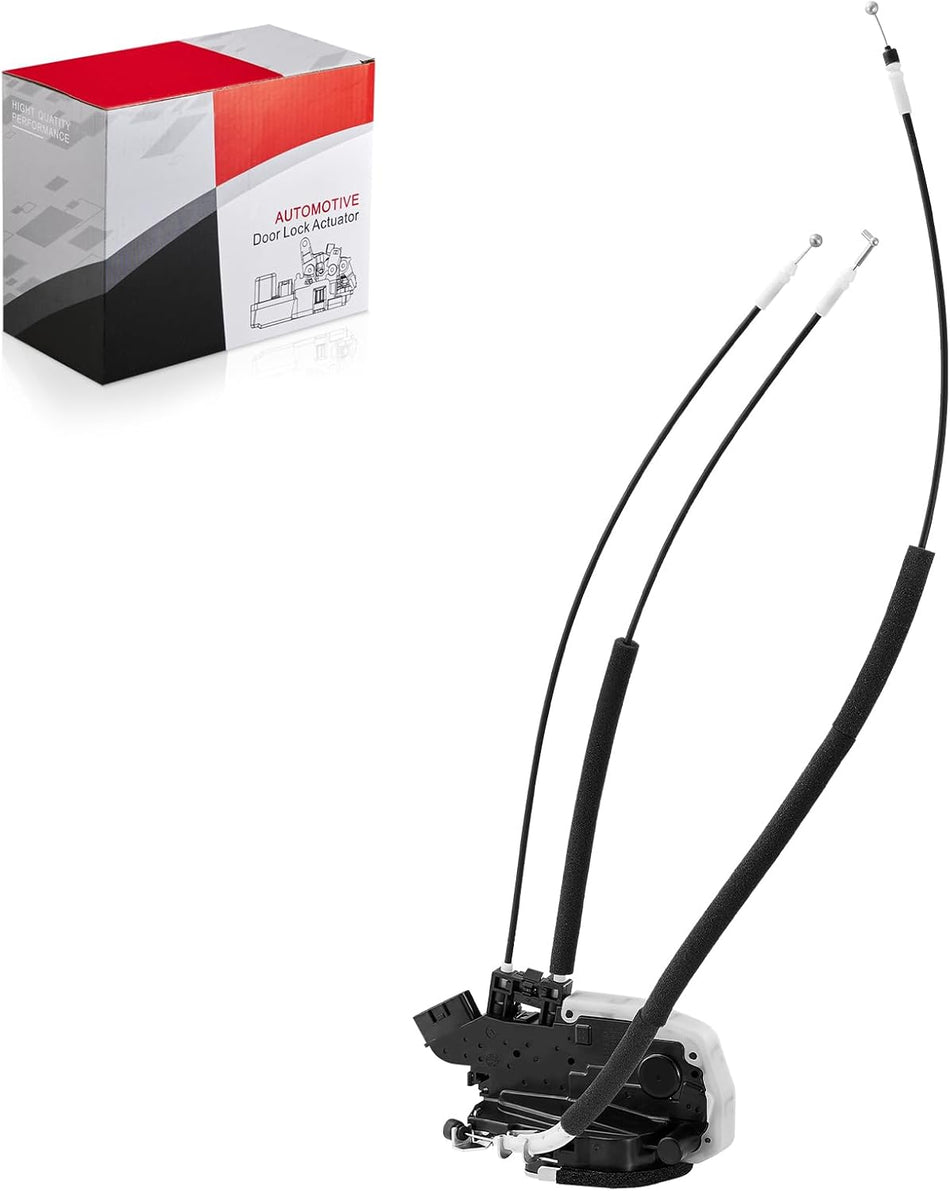 SYERAL Rear Left Driver Side Door Latch Lock Actuator Compatible with Nissan Versa 2013-2019 Replaces 82501-3BA1A, 825013BA1A
