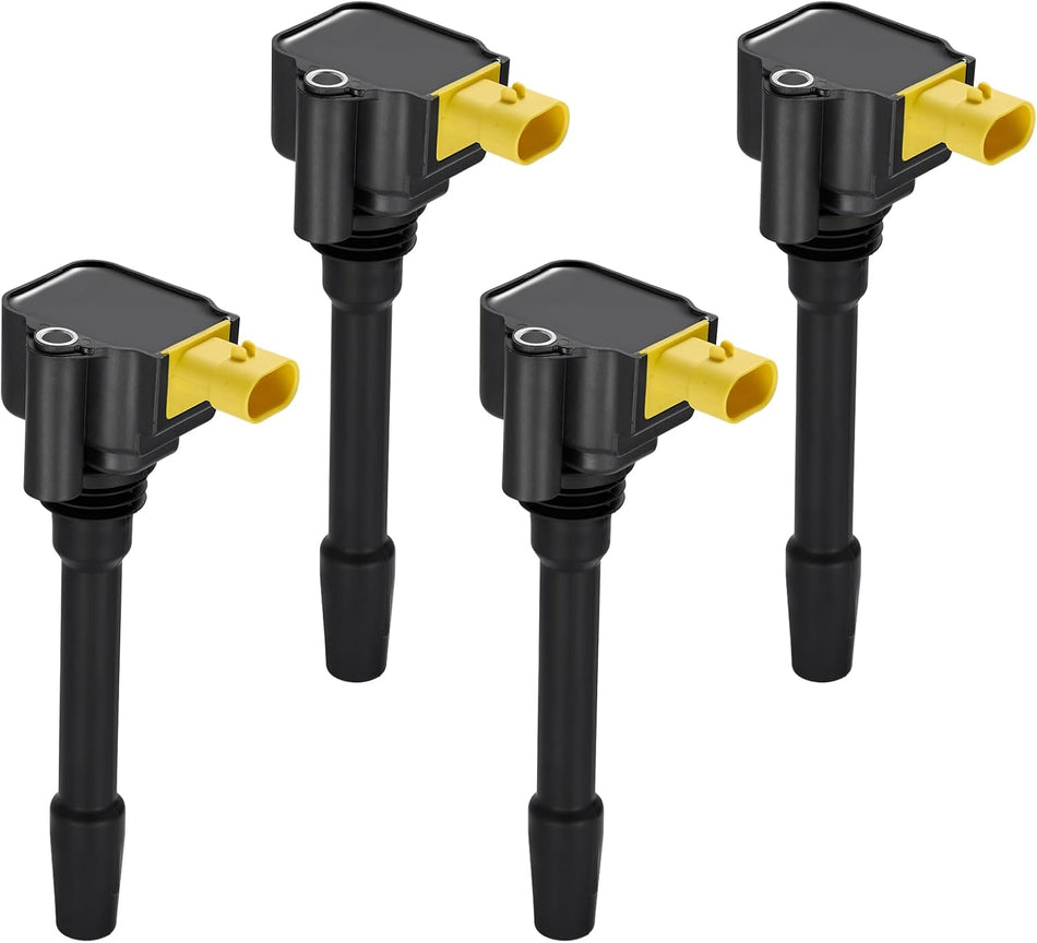 BDFHYK Ignition Coil Packs Compatible with Fiat 2017-2020 124 Spider 1.4L l4,Coil for 5C2336 68320163AA UF832 UF-832 Set of 4