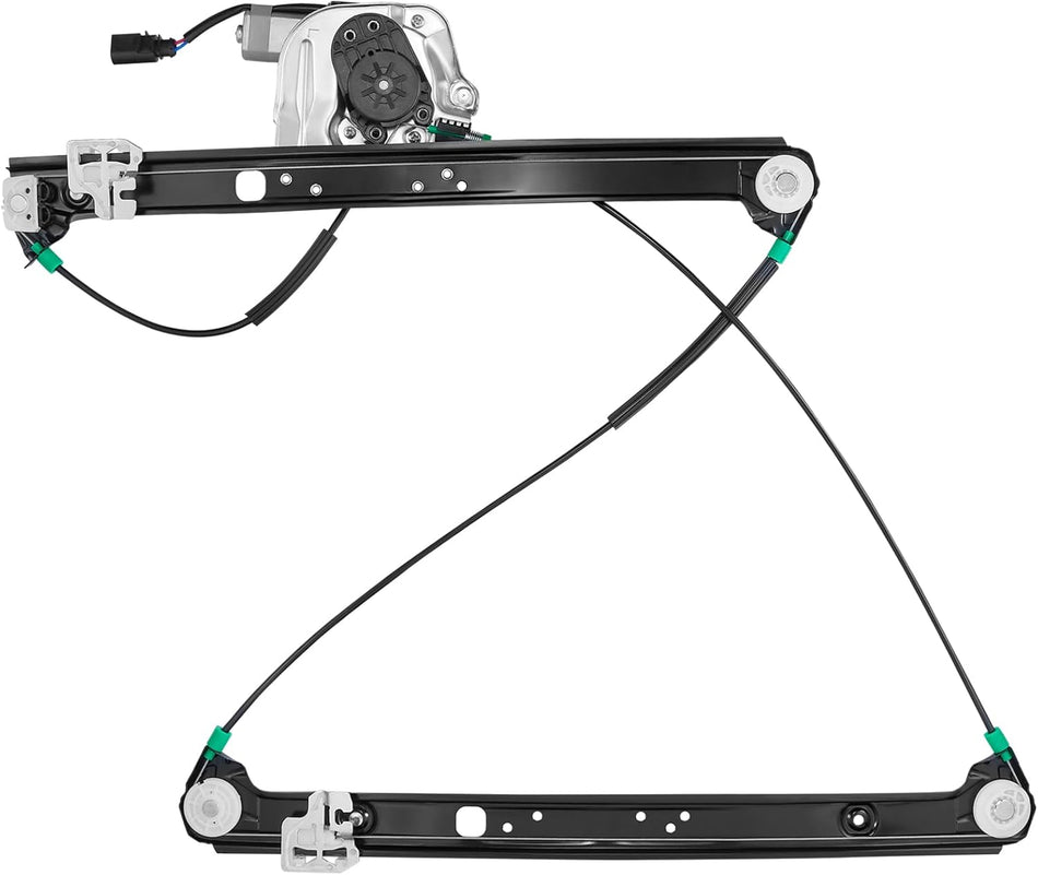 BDFHYK 741-488 Power Window Regulator with Motor Front Left for 2000 2001 2002 2003 2004 2005 2006 BMW X5 00 01 02 03 04 05 06