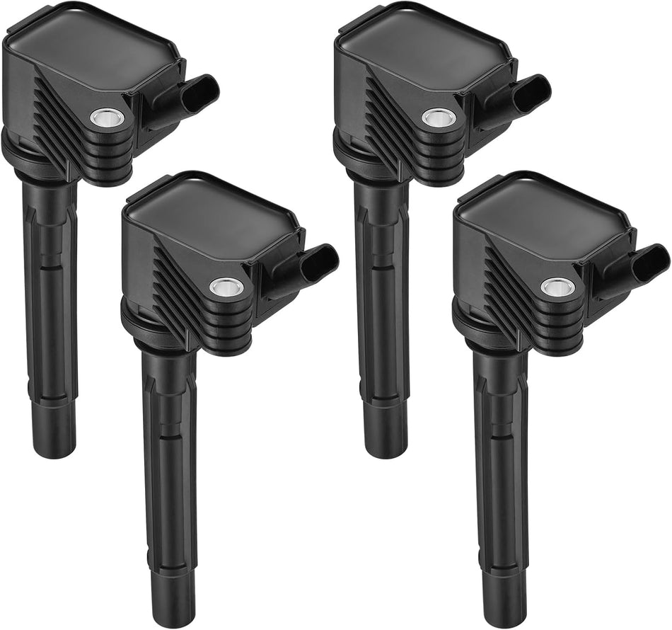 BDFHYK Ignition Coil Packs Compatible with Jeep Cherokee Wrangler, Compatible with Alfa Romeo Stelvio Giulia l4 2.0L 2017 2018 2019 2020 Coil for UF839 68211953AA 50050430 GN10955-11B1 Set of 4