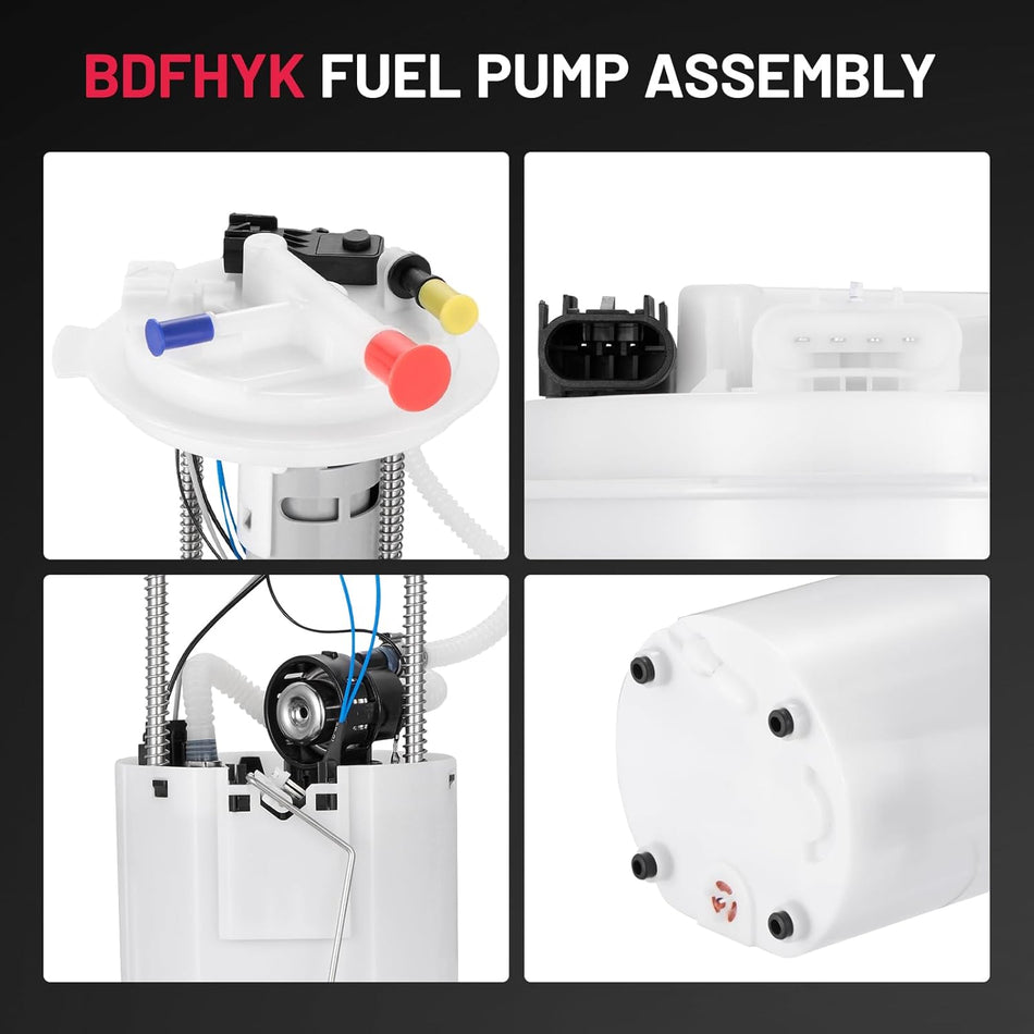 BDFHYK Electric Fuel Pump Module Assembly Compatible with Chevrolet Express 1500 2500 3500, Compatible with GMC Savana 1500 2500 3500 2010-2016 4.3L 4.8L 6.0L V6 V8 Replace E4049M