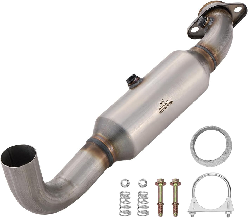 BDFHYK Left Exhaust Manifold Catalytic Converter with Gasket Kit Direct-Fit Compatible with Ford F-150 2011 2012 2013 2014, V8 5.0L, EPA Compliant, Replace 645251, 30576