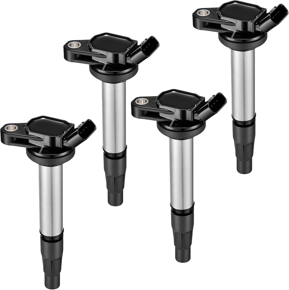 BDFHYK Ignition Coil UF596 Compatible with Toyota Corolla 2009 2010 2012 2013 Toyota Prius 2014 2015 2017 Matrix Lexus CT200h Pontiac Vibe Scion iM xD 1.8L l4 Coil Pack Set of 4 Coils for UF619 C1714