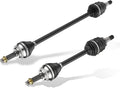 Pair (2) Front CV Axle Shaft Assembly For Toyota Corolla, Toyota Matrix, Pontiac Vibe; Replace# NCV69051/NCV69588