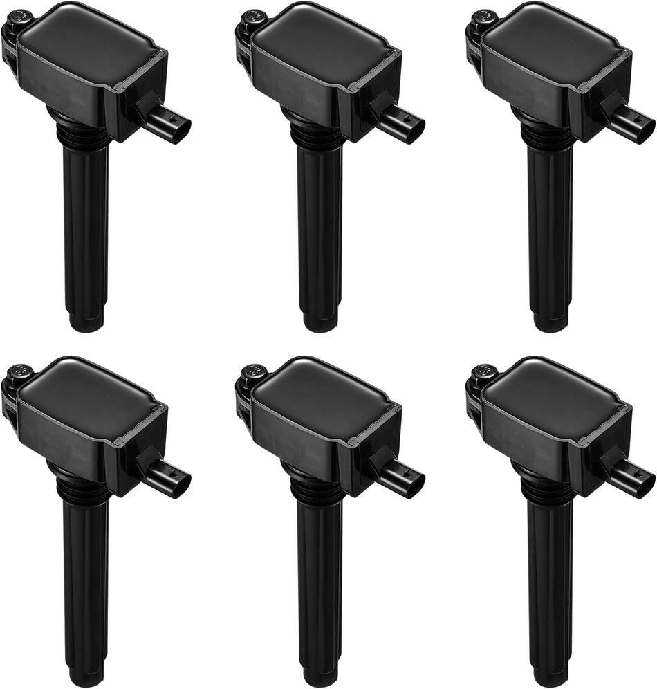 BDFHYK Ignition Coil UF648 Compatible with Jeep Grand Cherokee 2011-2015 Jeep Wrangler Dodge Charger Grand Caravan 2016 Dodge Journey Ram 1500 Chrysler Town & Country 300 Jeep Coil Pack 3.6L Set of 6