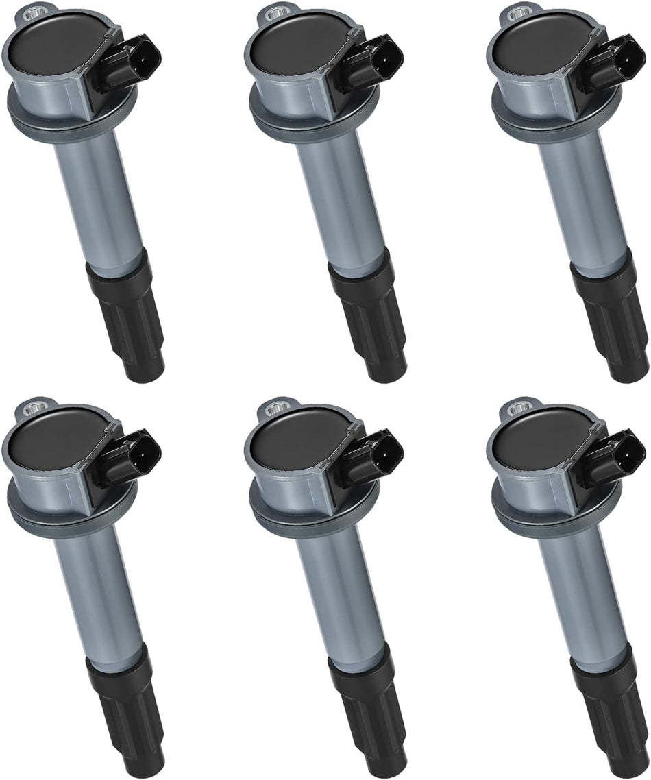 BDFHYK Ignition Coil Pack Set of 6 Compatible with Ford 2008-2012 Escape 2006-2012 Fusion, 2009-2011 Mercury, Mariner 2006-2011 Milan& 2006 Lincoln Zephyr, Replacement for DG514 C1594 UF486 3.0L V6